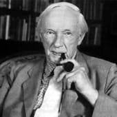 A candid shot of G.E. Moore.